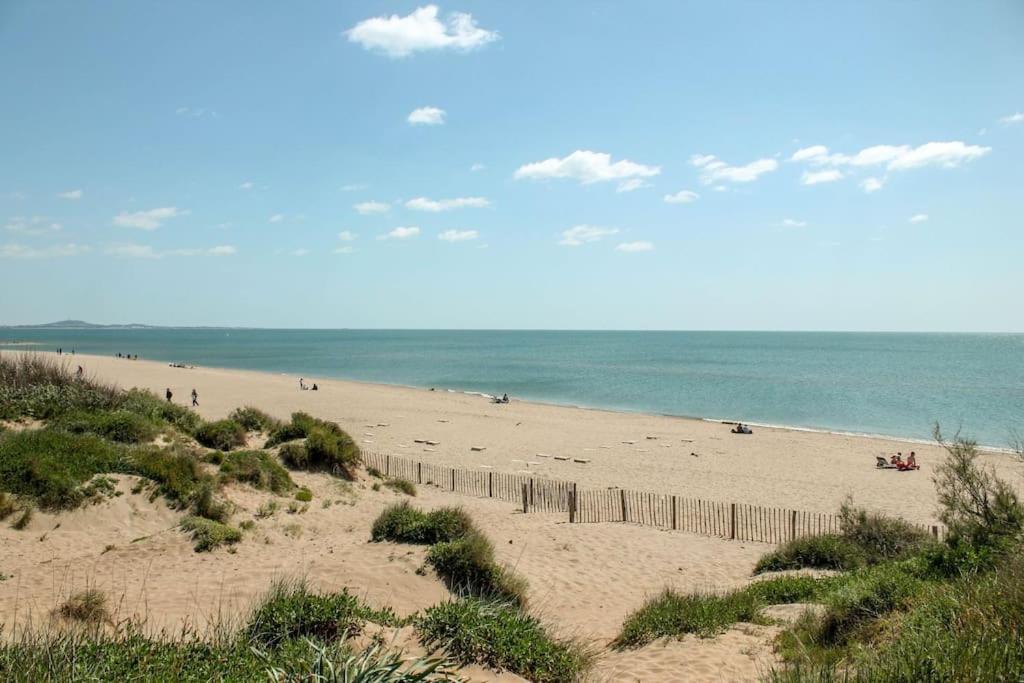 Villa T2 Cabine 500M De La Plage Portiragnes Buitenkant foto